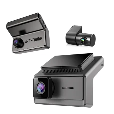 AOEDI Newest 3 Camera Lens Car Dvr Night Vision Front Cabin Rear Hd Camera 2k 1080p Loop Video for Universal Car