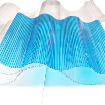 Modern Design Strong Carrying Capacity Polycarbonate Hollow Corrugated Twinwall Plastic Sheet New Product for Hotel Application
