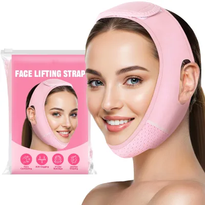 V Line Mask Chin Strap V Shaped Face Belt for Sleeping Jaw Exerciser for Women Washable and Reusable