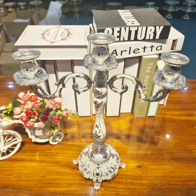 European-style Candlestick Retro Home Living Room Decoration Three-head Five-head Romantic Candlelight Dinner Wedding Decor