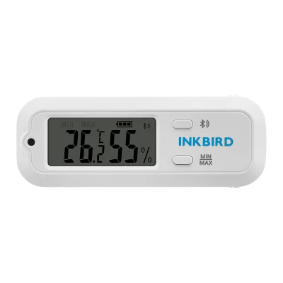 INKBIRD Small Hygrometer Thermometer for Cigar Humidors, Wood Instruments, Herbal Storage and Incubators
