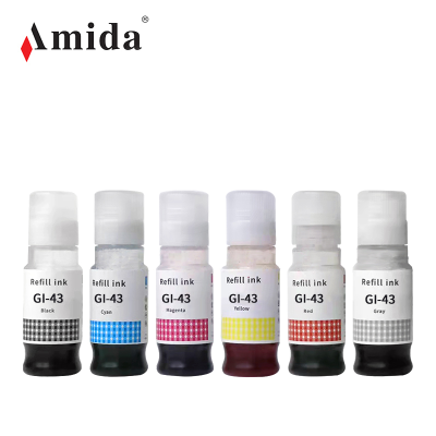 Amida Ink Compatible for Canon PIXMA G640/G540 Printer GI-43 Dye Ink