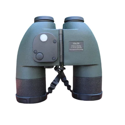 Kunguang Powerful 10X50 Waterproof Binocular Long Range Porro/BaK4 Prism Multi-Coated Lenses Rangefinder Compass Telescopes