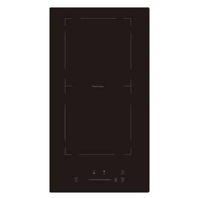 High Quality Black Double Burner Induction Cooktop Built-In Two Plate Induction Cooker