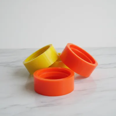 High Quality Orange PU Sun Wheel for Paper Feeding System Durable Polyurethane Feeding Roller for Box Making Machinery