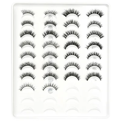 High Quality Manga Anime Effect Faux Mink Full Strip Classic Volume Lashes Synthetic Eyelash Natural Style Custom Available Mix