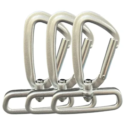 Easy to Use Custom Logo Custom Color Black Sliver Lightweight Aluminum Alloy Dog Leash Clip