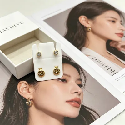Stainless Steel Pointed Tip Ear Piercing Studs, Special Purpose Sharp Earrings for Professional Ear Piercing