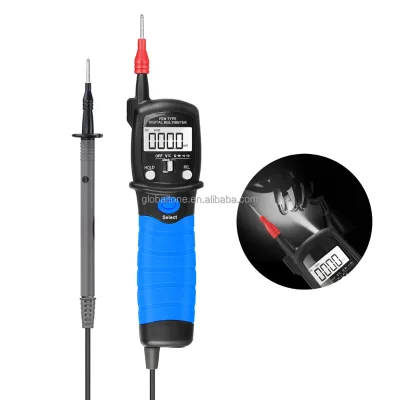 HoldPeak HP-38B Handheld LCD Backlight Digital Multimeter Pen Type AC/DC Voltage Resistance Meter Tool +/-1% Accuracy 1 Year