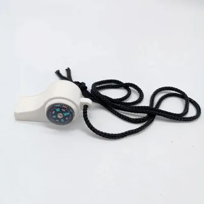 Multifunction Outdoor Camping Hiking Gear with Compass Thermometer Survival Whistle