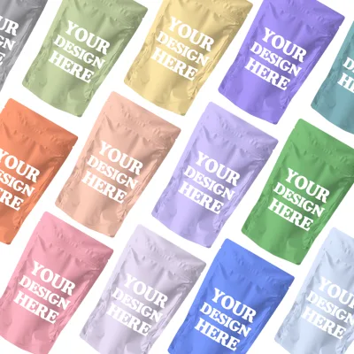 Customizable Biodegradable Eco-Friendly Beef Jerky Packaging Bags Resealable Zipper Doypack Snack Pouches for Edible Pet Foods