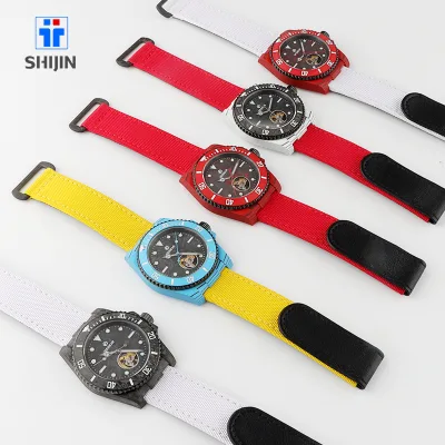 24 Hour Men'S Custom Unusual Oem Unique Miyota Analog 20mm 5 Atm Mechanical Watch Automatic Chronometer Limited Edition Sport