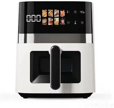 High Quality 5.5L Digital Air Fryer with Overheating Protection Multifunctional Healthy Smart Air Fryer Stainless Steel for Home