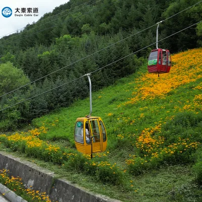Wholesale DQ Hanging Cableway Premium Cable Car System Automatic Ropeway Safety Brakes Indoor Alpine Resorts Chairlift Aerial