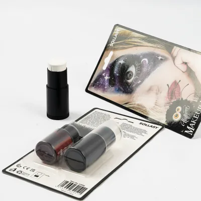 Halloween Party Scarecrow Face Body Paint Non Toxic Face Painting Pallet Cosplay Clown Makeup Face Paint Set