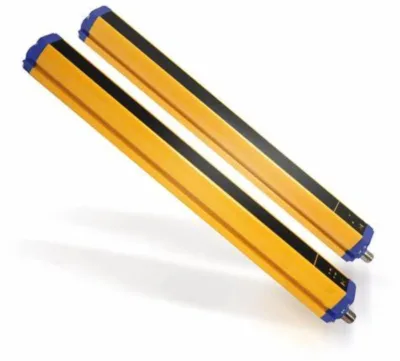 Factory direct press on automatic safety door protection yellow infrared beam safety curtain sensor