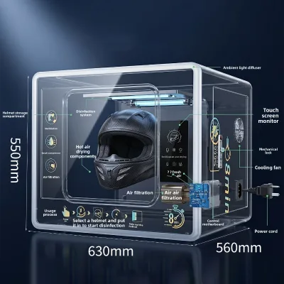 Commercial Self-service Helmet Cleaning Machine with Riding Equipment Store and Cross-border Export Customization
