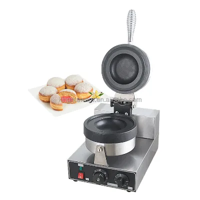 Stainless Steel Rotary UFO Burger Press Waffle Maker Machine Commercial Electric Crepe Maker for Sale