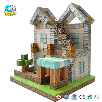 2024 Hot Selling Customizable Magnetic Square Toy Magnetic Building Blocks Explore Children's Puzzles