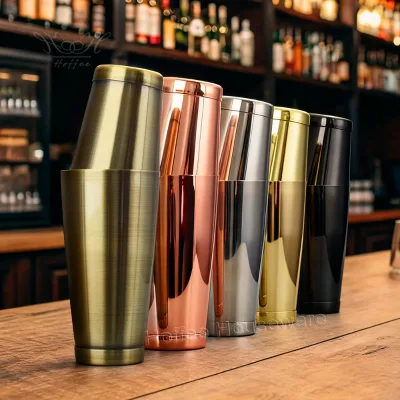 28oz + 18oz (850+550ml) Boston Cocktail Shaker Bar Set Koriko Weighted Tin-on-Tin Shaking Tins Stainless Steel Shaker Kit