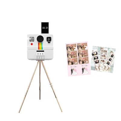 Match Easy to Carry Suitcase Self Service Mirror Photo Booth Machine Custom-made Wedding Photo Booth