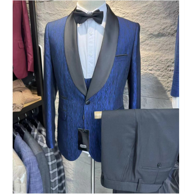 2025 Designer Tuxedo Men's Suits 3-Piece Single Breasted Groom Wedding Suits Plus Size and Breathable