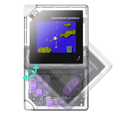 Factory-direct Sale Handheld Game Console with ACT Action Game Stylish Keychain Design Creative Mini Gaming Device Model CT-M2
