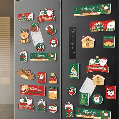 Christmas Magnetic Refrigerator Sticker Decoration Fridge Magnet Made in Mainland China