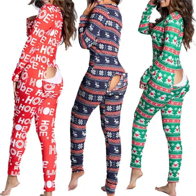 Girls Sleepwear Sexy Christmas Family Pyjamas Onesie Christmas Onesie for Women Pajamas