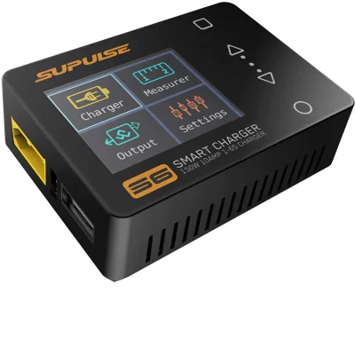 1-6S 150W 10A Lipo Battery Balance Charger with Adapter and Color LCD Display &Cooling System for LiPo/Li-ion/Life/NiMH/NiCd