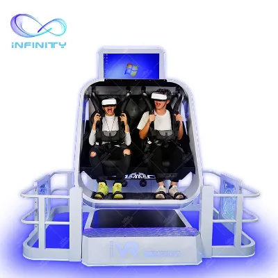 Infiniti Vr 360 Rotation Roller Coaster 2 Seats Vr Simulator 720 Degrees Rotating Chair With Vr Roller Coaster Movies