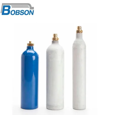 600ml Aluminum CO2 Cylinder Tank With Valve For Sparkling Water Makers And DIY Carbonation Bottle Refill