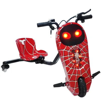 Kids 3 Wheel Smart Electric Drifting Scooter Drift Trike for 200W Brushless Motor 36V Lithium Battery Max Speed 20km/h