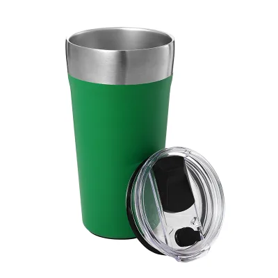 Hot Selling Multi Function Outdoor Beer Mug Double Wall Stainless Steel With Built-in Bottle Opener Custom BPA Free Leakproof
