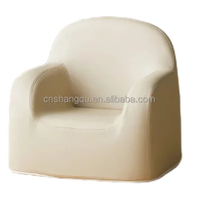 Solid Kids Sofa Chair Low Center of Gravity Anti-rollover Toddler Single Armrest Sofa for Indoor Nursery Household Rest Reading