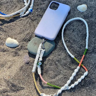 2026 New Ideas 2023 Universal Luxury Eco-Friendly Waterproof Adjustable Paracord Phone Strap Customized Color Nylon Fashion