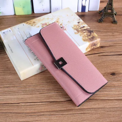 Women Wallets Brand Design High Quality PU Leather Wallet Female Hasp Fashion Dollar Price Long Lady Wallets