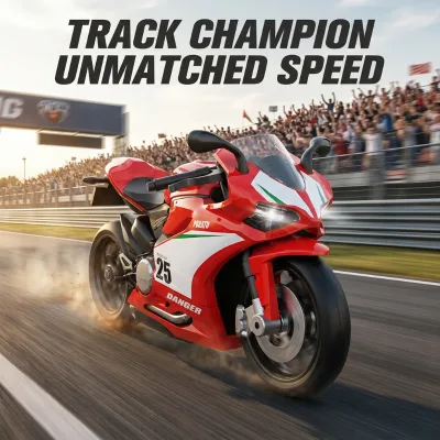 Top Quality Cool Racing Toy Superbike Style Motorcycle Friction Bike With Flashing LED Lights and Engine Sound for Kids