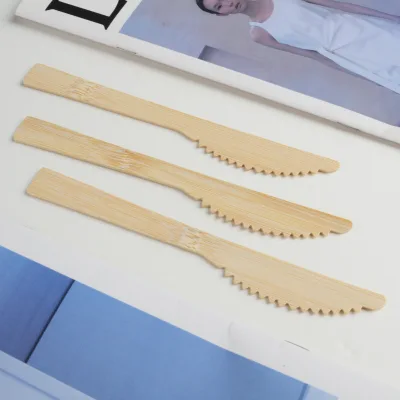 Biodegradable Bamboo Cutlery Disposable Bamboo Cutlery Set Bamboo Fork for Disposable Use