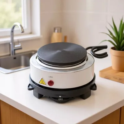 Cross-border Mini Mocha Pot Electric Stove 500W Low-Power Heater Household Wax Melter Portable Tea-Making Mugwort-Burning Coil