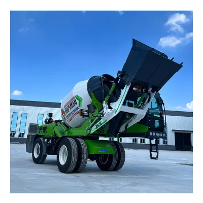 Self Loading Concrete Mixer Truck 3.5m³ Integrated Rotary&Bidirectional Chassis Cement Mixer All-Terrain Construction Machinery