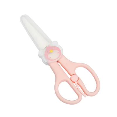 Portable Multi-Function Ceramic Scissors for Baby Feeding & Kitchen Use Dinnerware Tool for Vegetables & Food Preparation