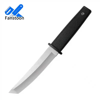 Outdoor Japanese Style  K Sheath Knife,3cr13 Multifunctional Knife, High Hardness Sharp Camping Self Defense Knife with Sheath