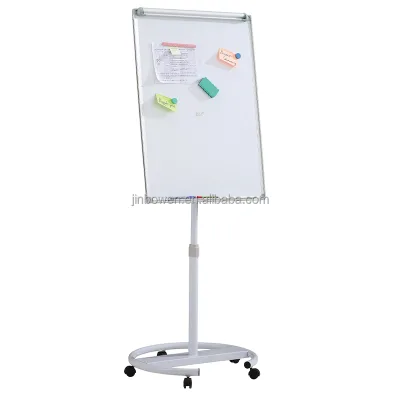 KBW Height Adjustable Magnetic Whiteboard Mobile Dry Erase Board Flipchart Easel Stand White Board for Kids Teacher School Home