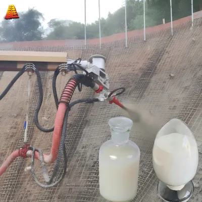Eco-Friendly Concrete Accelerator Non-Caustic Low Chloride Wet Dry Mix Shotcrete