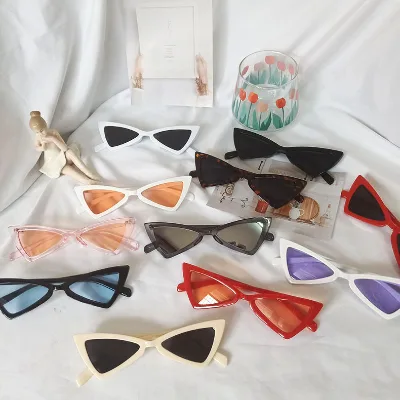 Wholesale UV protection Multi Color Summer Triangle Butterfly Shape Pet Glasses Dog Cat Sunglasses Eyeglasses