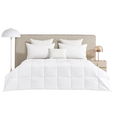 Luxury Soft Silky Lightweight and Cooling Home Bedding Alternative Down Blanket Tencel Fiber Duvet Comforter