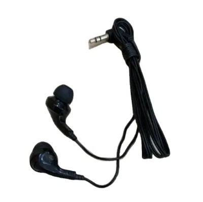 3.5mm Wired Earbuds Double Pin Design IPX1 Waterproof Balanced Armature 120cm Cord for Airline Bus City Sightseeing Use