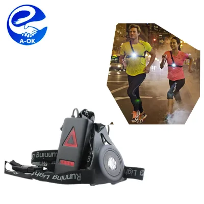 Outdoor Sports Light Night Running Warning Light LED Run Light Connected Use for Built-in Rechargeable Battery Charging