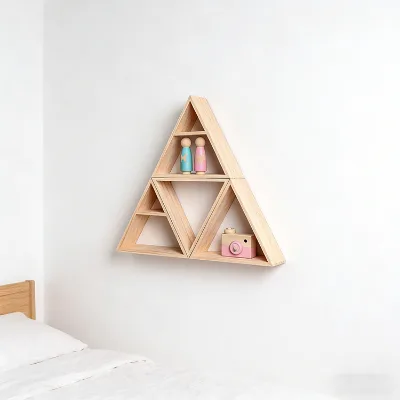 Top Selling Home Decor Kitchen & Living Room Wall Storage Wooden Floating Shelves Modern Heavy Duty Multifunction